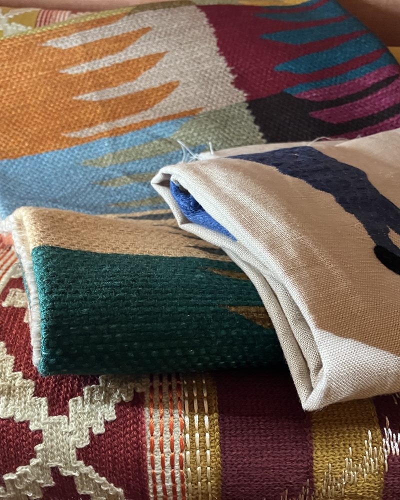 Tapis et plaids kilim aux couleurs vives