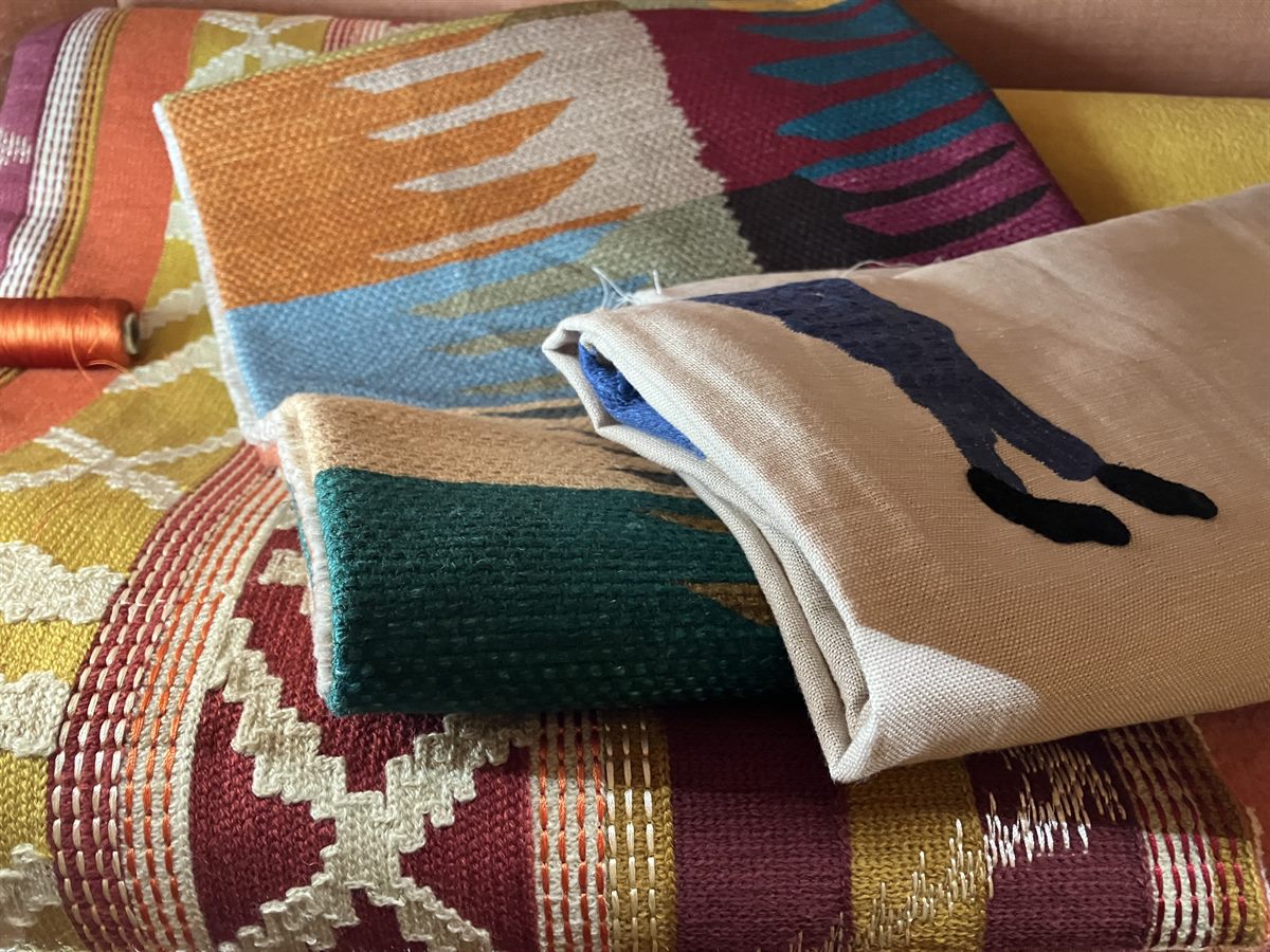 Tapis et plaids kilim aux couleurs vives